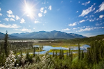 Mountain with River View